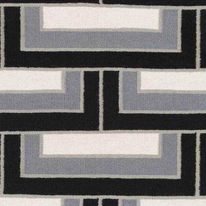 Opelika Modern Black/Grey Area Rug