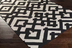 Oppelo Modern Charcoal/Beige Area Rug