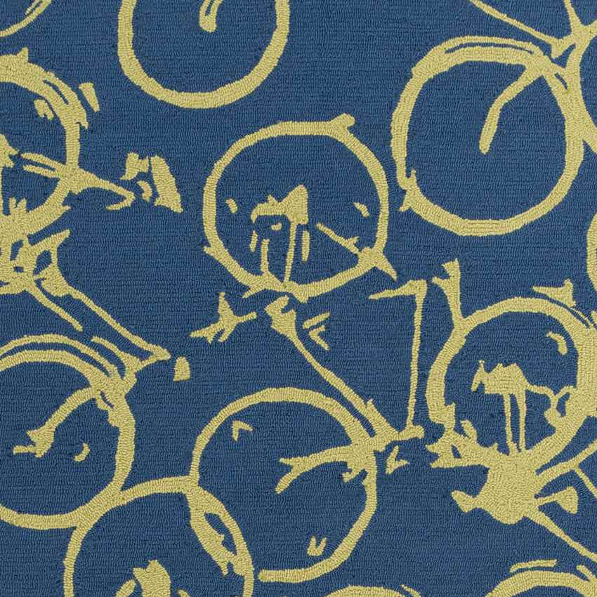 Ordway Modern Cobalt/Lime Area Rug