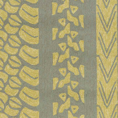 Orinda Modern Black/Medium Gray Area Rug