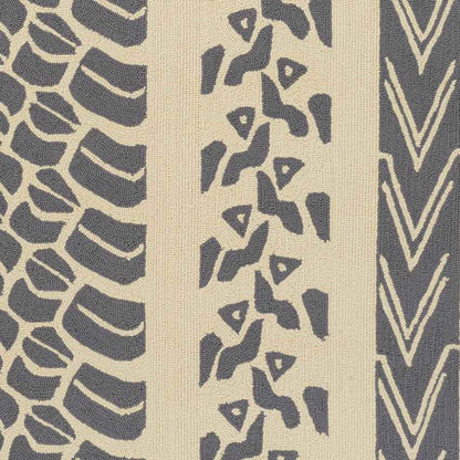 Orinda Modern Khaki/Charcoal Area Rug