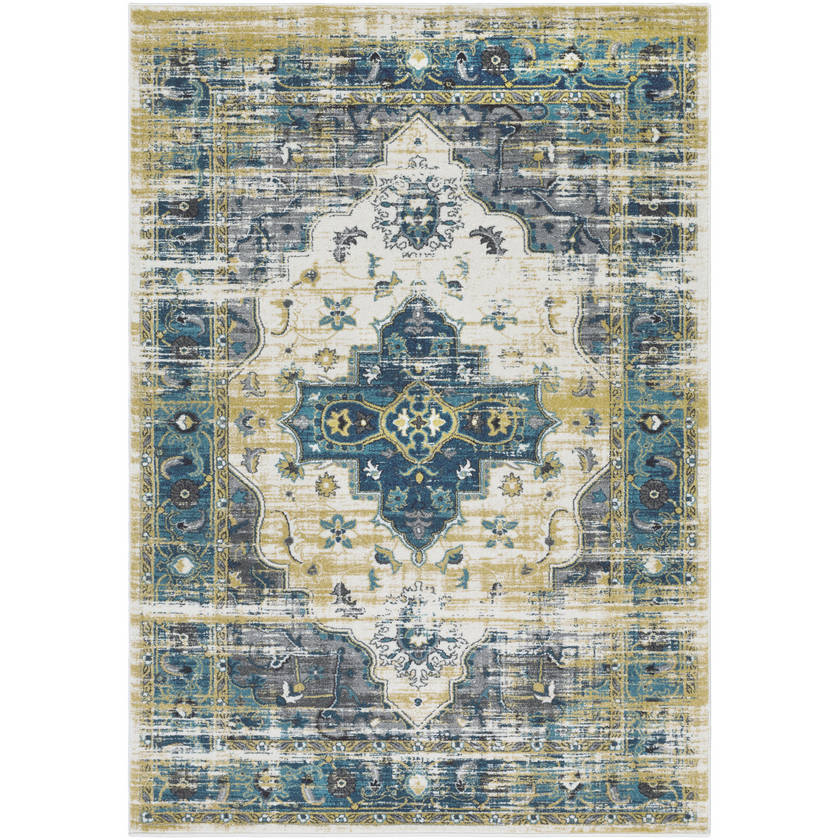 Cathlena Modern Deep Teal Area Rug