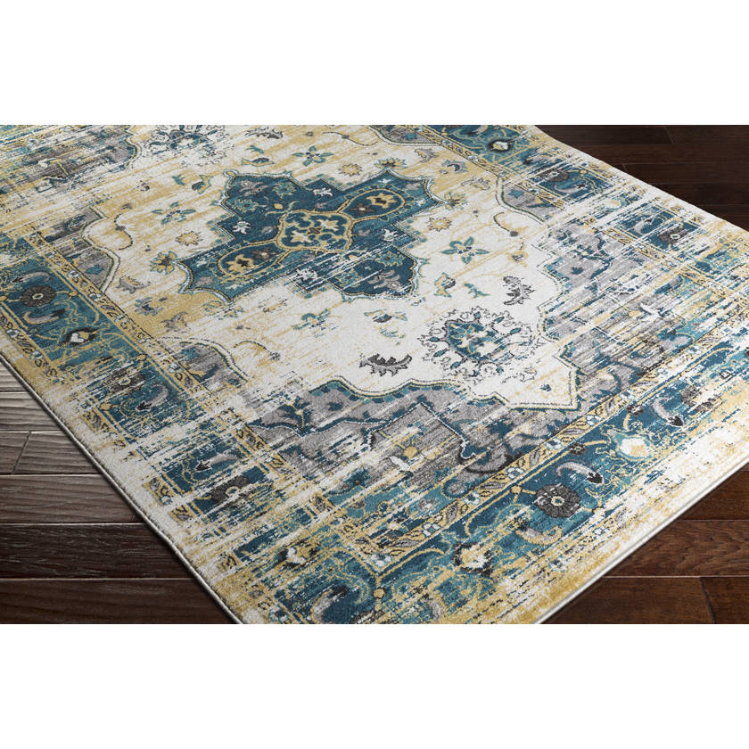 Cathlena Modern Deep Teal Area Rug