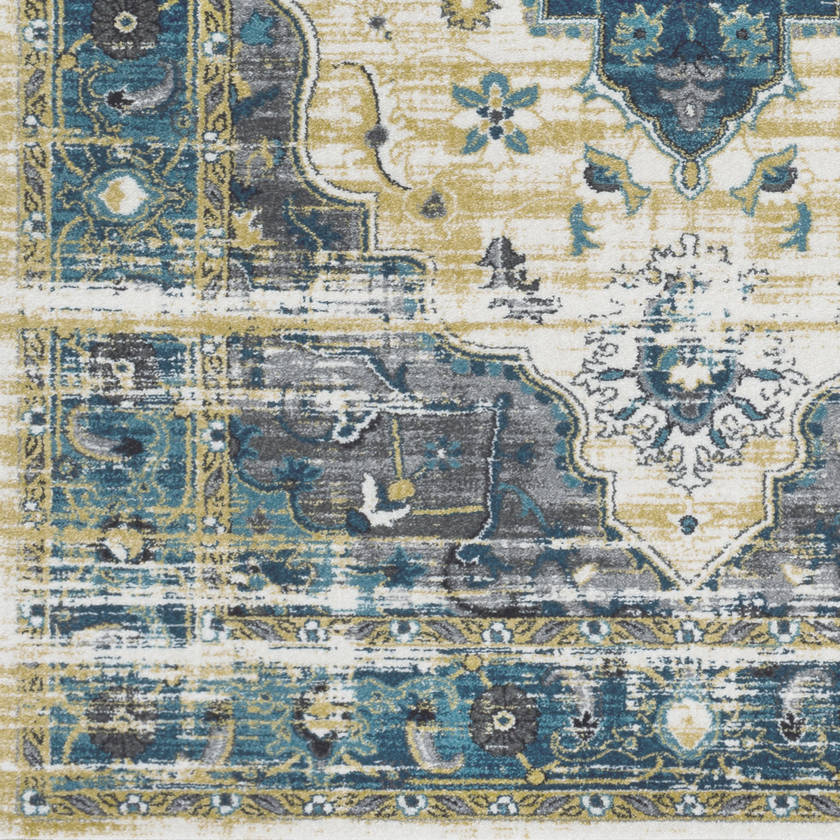 Cathlena Modern Deep Teal Area Rug