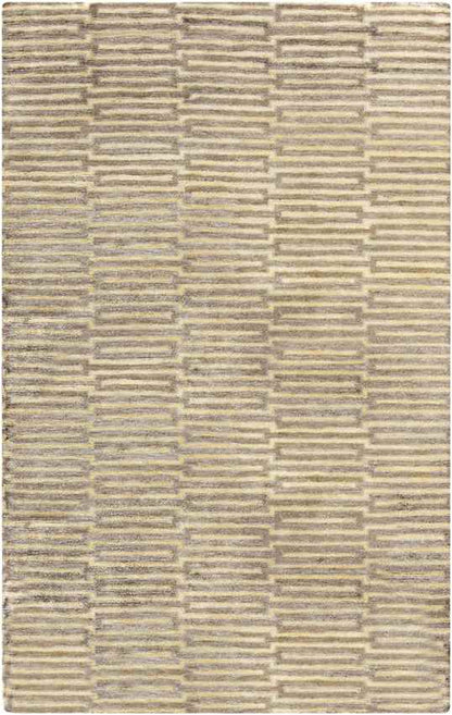 Bezons Modern Wenge/Golden Brown Area Rug