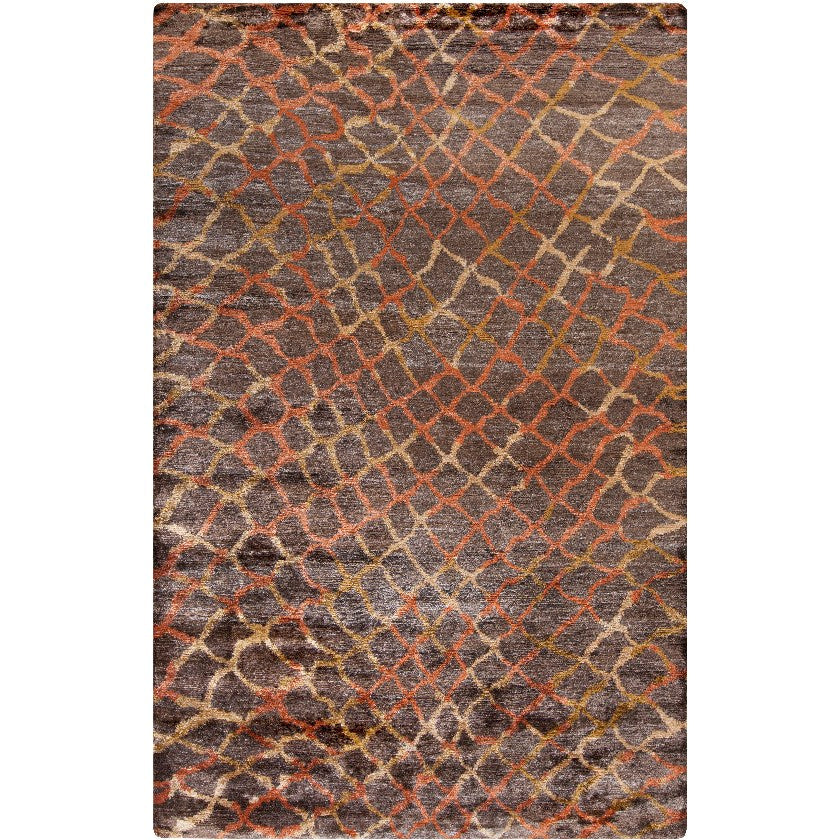 Grigny Modern Espresso Area Rug