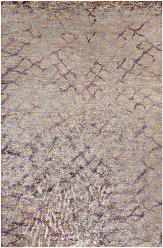 Grigny Modern Plum/Dusty Sage Area Rug