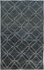 Peoria Global Sky Blue/Moss Area Rug