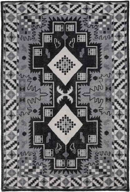 Plainview Modern Gray/Black Area Rug