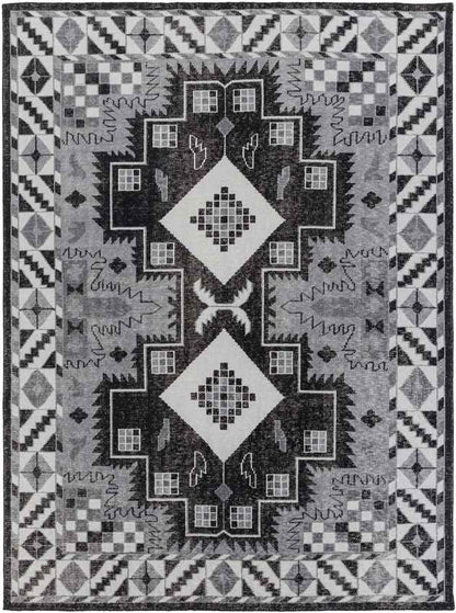 Plainview Modern Gray/Black Area Rug