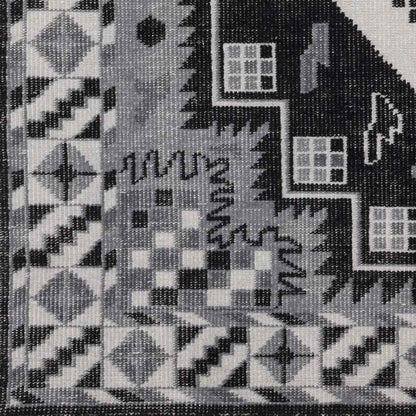 Plainview Modern Gray/Black Area Rug
