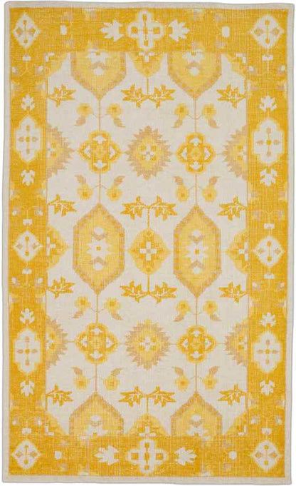 Plainville Traditional Burnt Orange/Beige Area Rug
