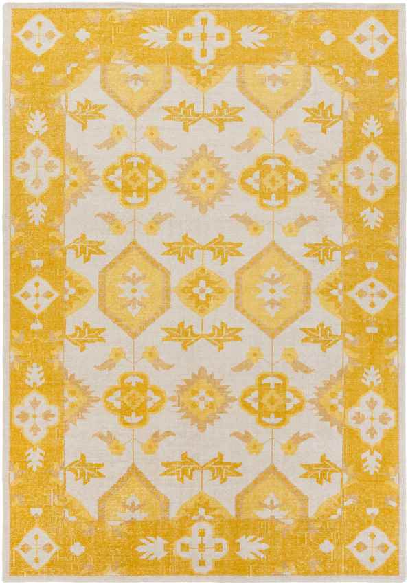 Plainville Traditional Burnt Orange/Beige Area Rug