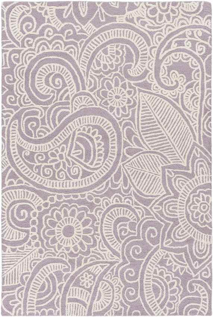 Platinum Modern Purple Area Rug