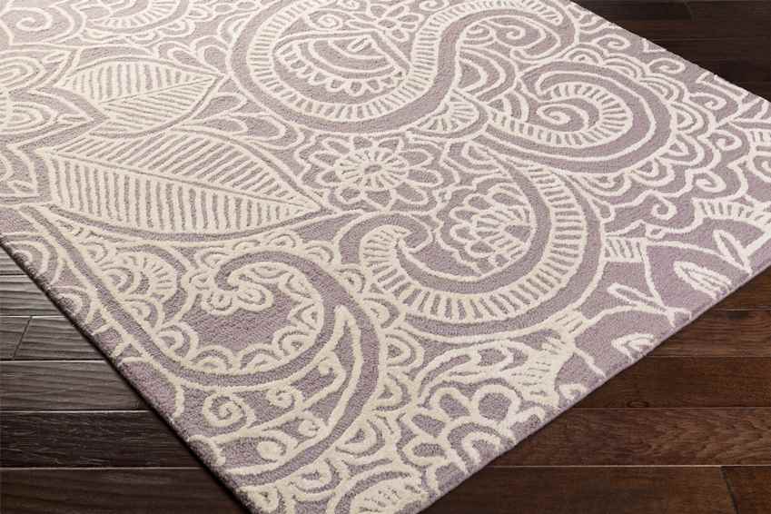 Platinum Modern Purple Area Rug