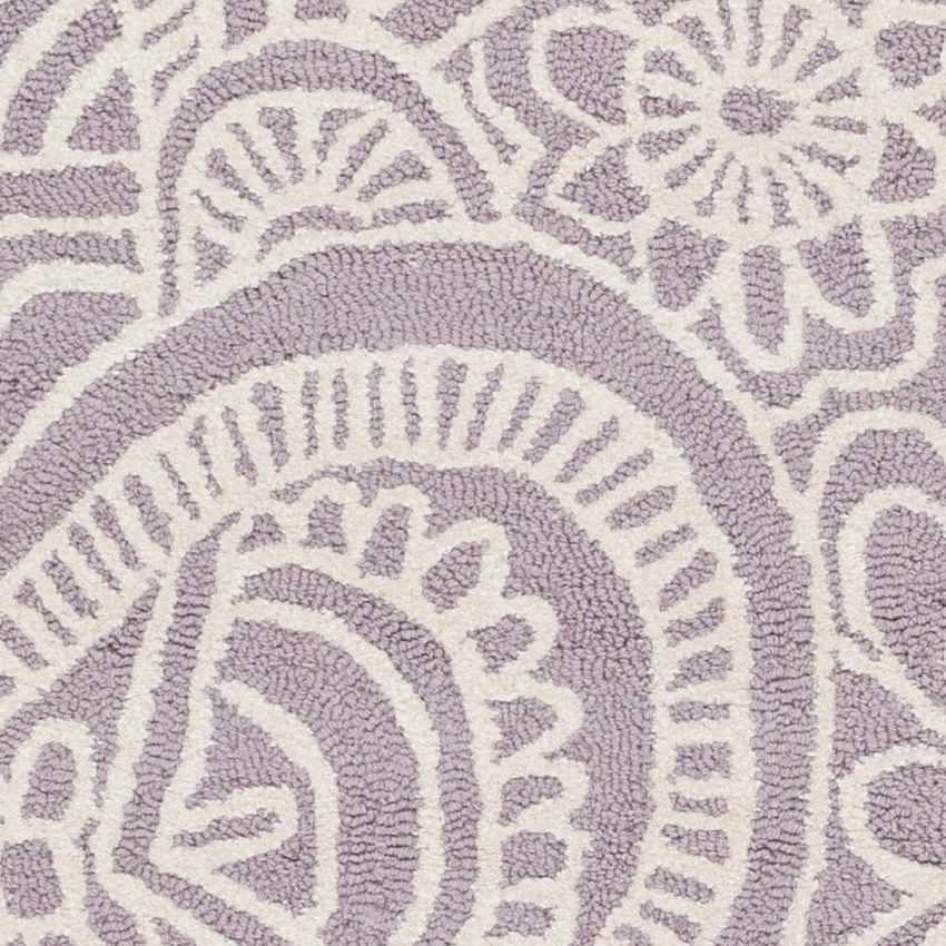 Platinum Modern Purple Area Rug