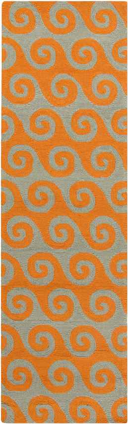 Pritchett Modern Burnt Orange Area Rug