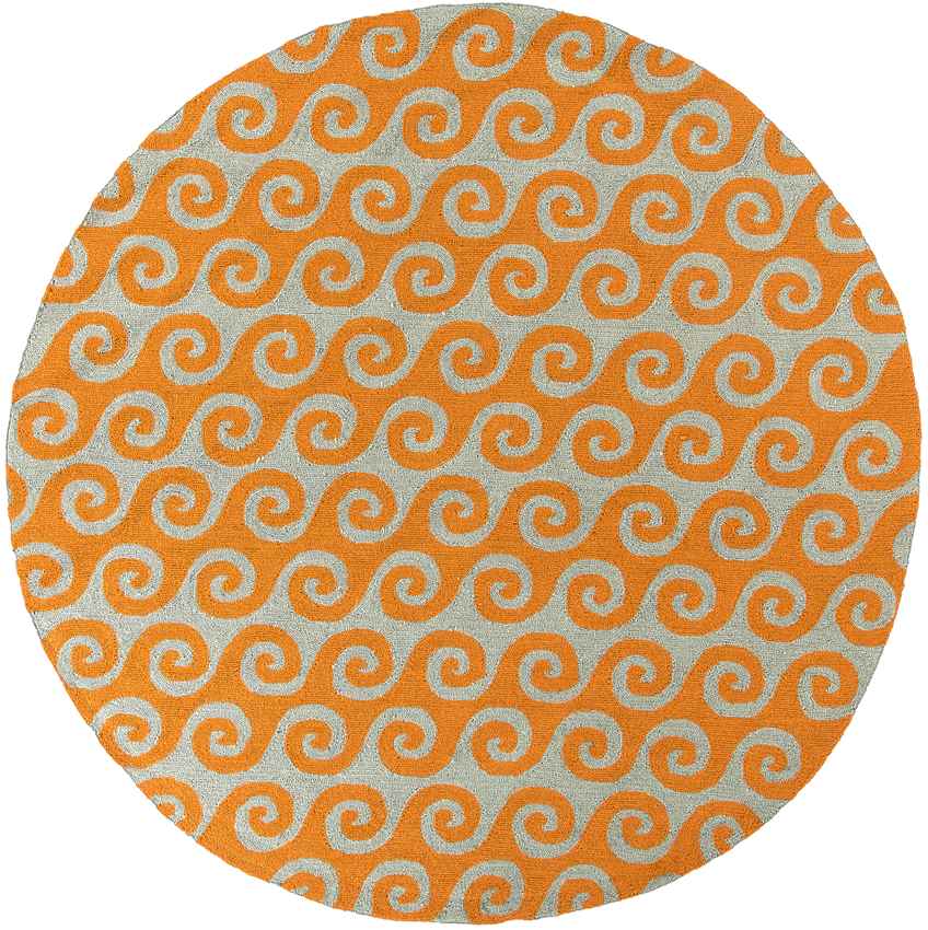 Pritchett Modern Burnt Orange Area Rug