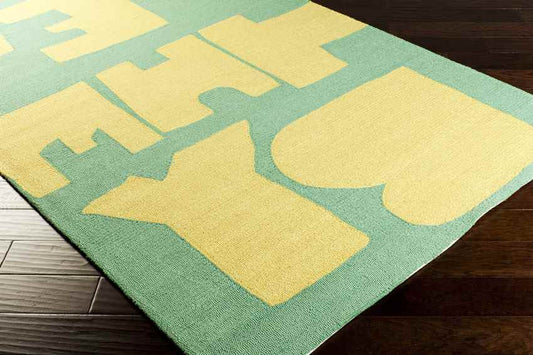 Providence Modern Lime/Yellow Area Rug