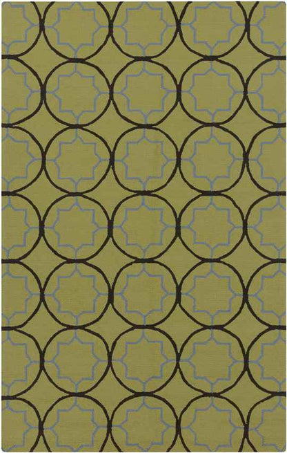 Oostwold Modern Olive Area Rug