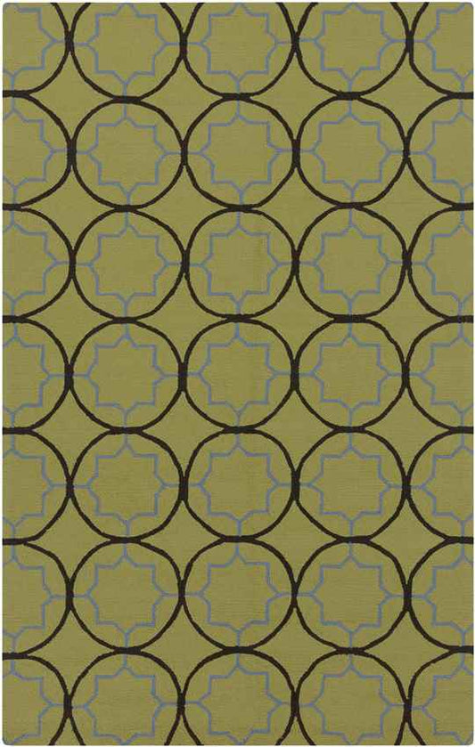 Oostwold Modern Olive Area Rug