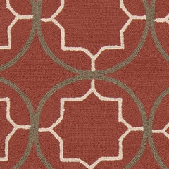 Oostwold Modern Burgundy Area Rug