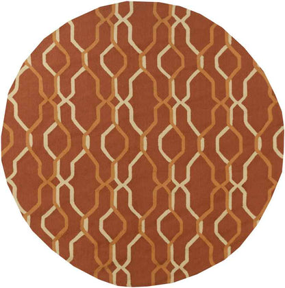 Rabun Modern Rust Area Rug
