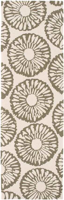 Ramah Modern Beige/Olive Area Rug