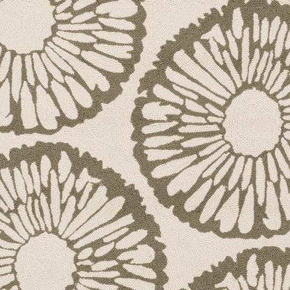 Ramah Modern Beige/Olive Area Rug