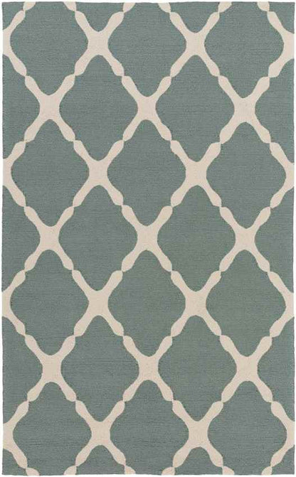 Rangely Modern Green Area Rug