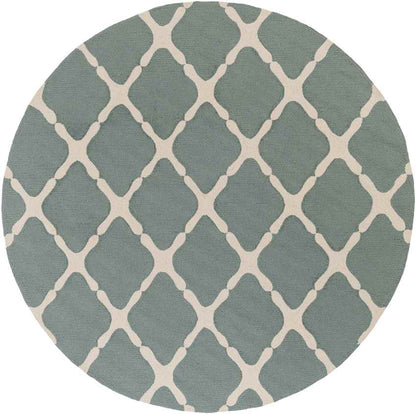Rangely Modern Green Area Rug