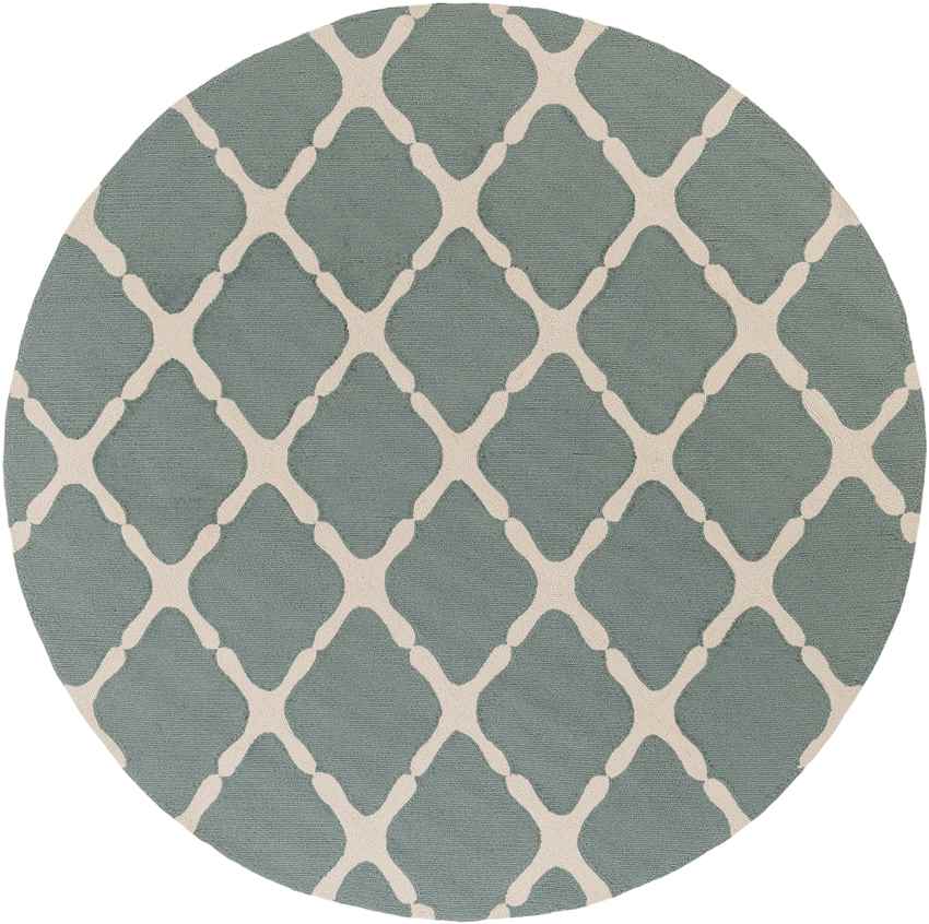 Rangely Modern Green Area Rug