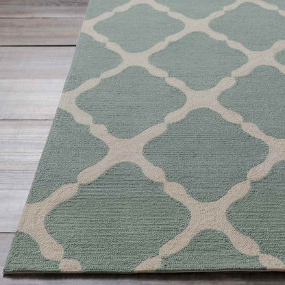 Rangely Modern Green Area Rug