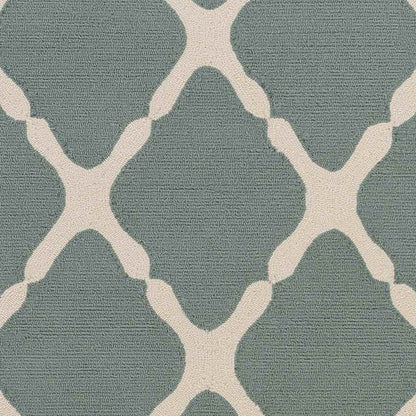 Rangely Modern Green Area Rug
