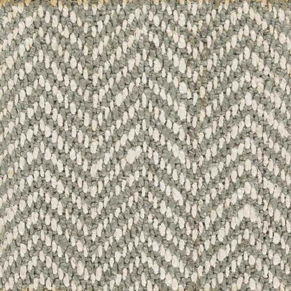 Orane Global Jute/Sisal Medium Gray/Cream Chevron Area Rug