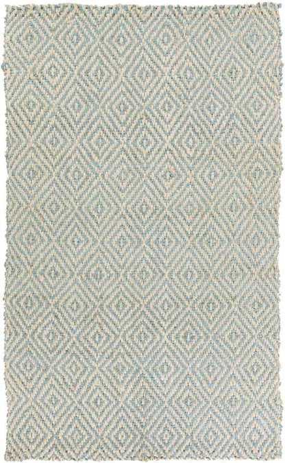 Orson Global Jute/Sisal Aqua/Cream Area Rug
