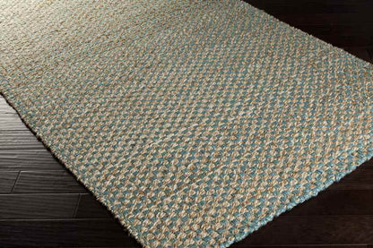Olympe Global Sky Blue/Khaki Area Rug