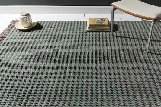 Resaca Modern Moss Green Area Rug