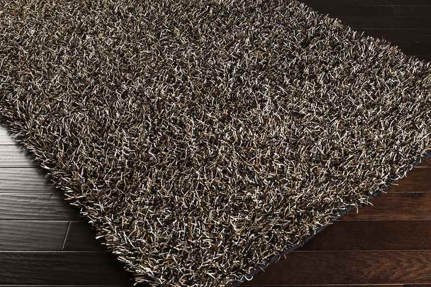 Rockdale Modern Dark Brown Area Rug