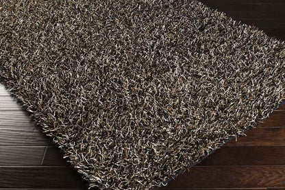 Rockdale Modern Dark Brown Area Rug