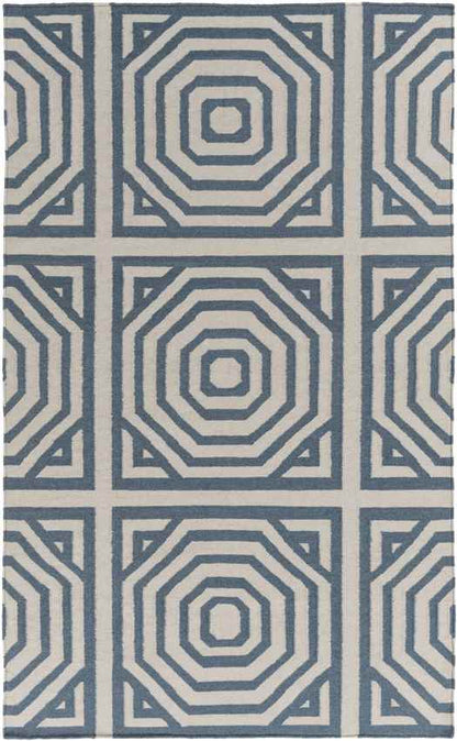 Rosa Modern Gray/Teal Area Rug