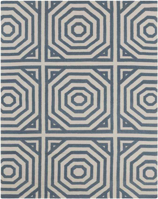 Rosa Modern Gray/Teal Area Rug