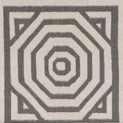 Rosa Modern Gray/Ivory Area Rug