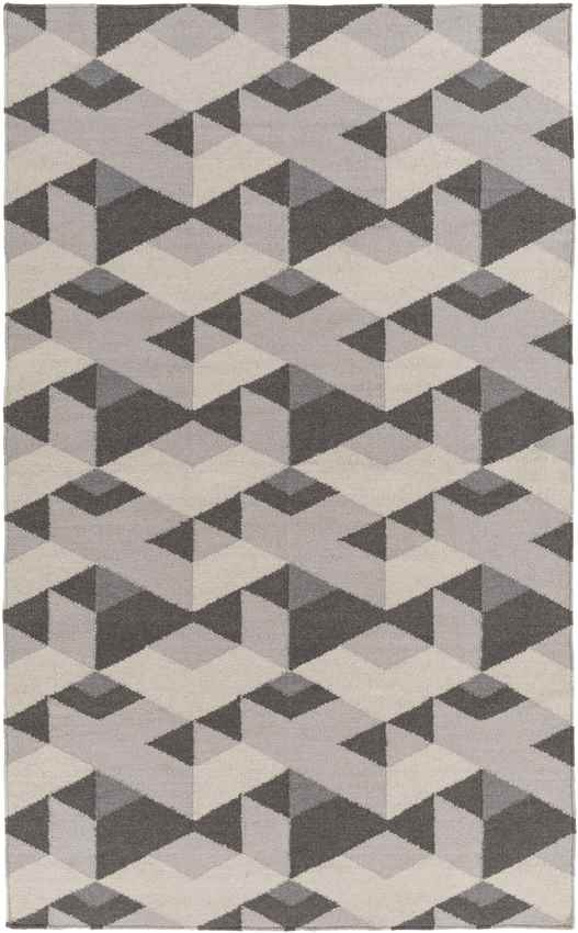 Rosston Modern Gray/Ivory Area Rug