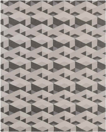 Rosston Modern Gray/Ivory Area Rug