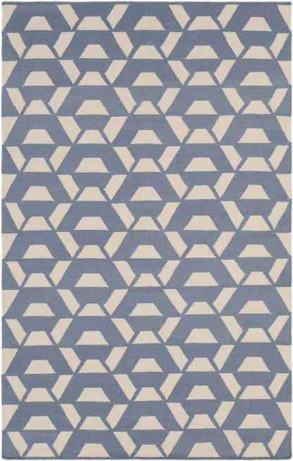 Rosemead Modern Gray/Teal Area Rug