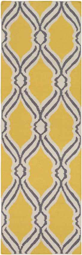 Roopville Modern Bright Yellow Area Rug