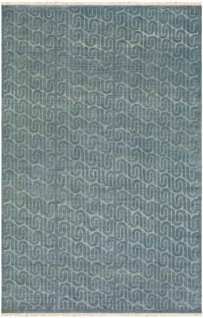 Safford Modern Teal/Aqua Area Rug