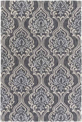 Salem Modern Black/Light Gray Area Rug