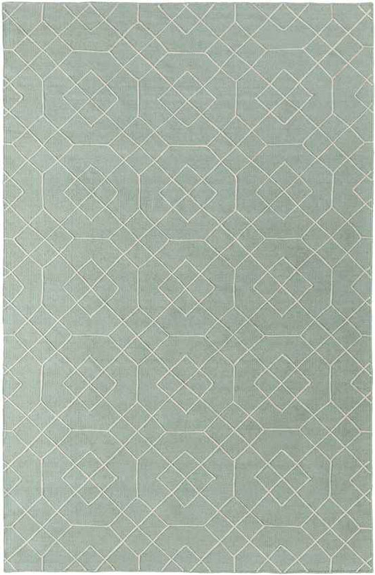 Salesville Modern Sea Foam Area Rug